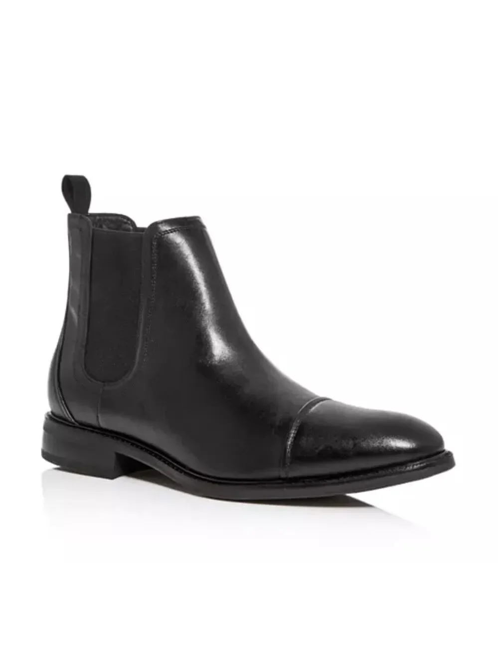 Cole‎ Haan Men's Black Conway Waterproof Leather Cap-Toe Chelsea Boots Size 10.5